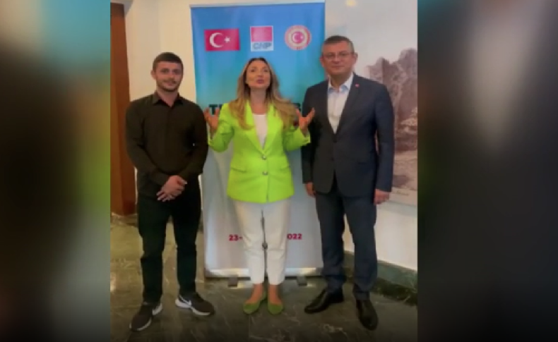 Aylin Nazlıaka, CHP’li Özgür Özel'lerin arasında dilek tuttu...