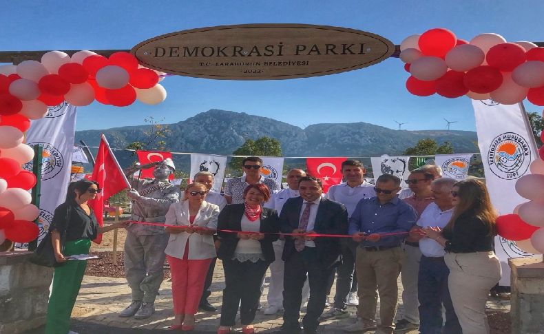 Karaburun'da Kurtuluşun 100. yılında 'Demokrasi Parkı'
