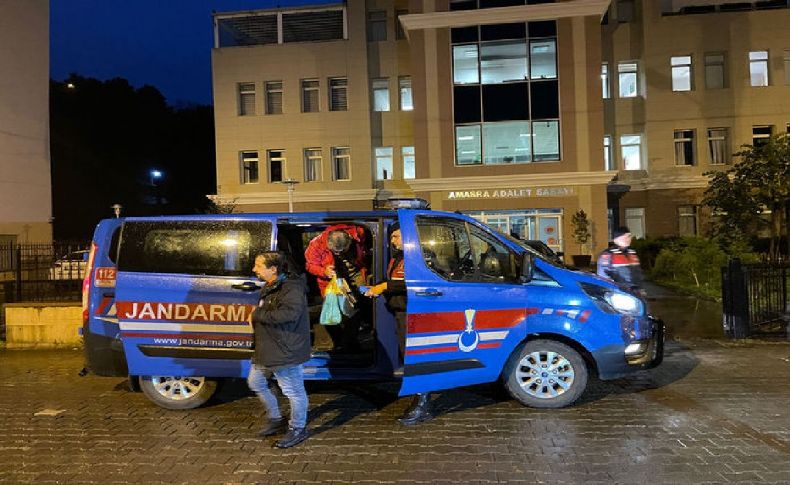 Amasra'da maden faciasında toplanan deliller adliyeye getirildi