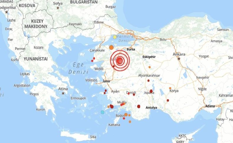 Balıkesir'de 4.2 büyüklüğünde deprem