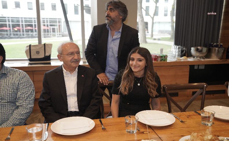 Kılıçdaroğlu ABD'de, Türk öğrencilerle bir araya geldi
