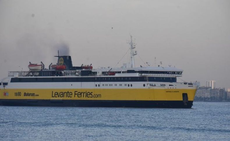 Selanik'ten İzmir'e ilk feribot geldi!