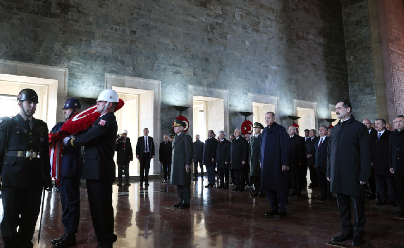 Atatürk'ü anıyoruz! Devlet erkanı Anıtkabir'de