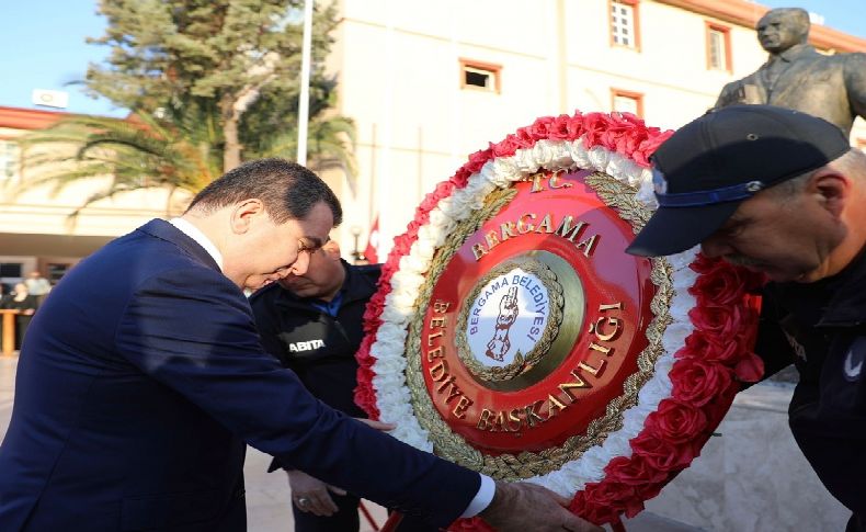 Bergama özlem ve saygı ile Atatürk'ü andı