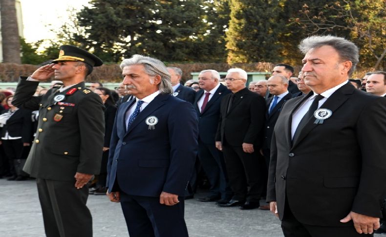 Büyük Önderimiz Atatürk Bornova’da saygı, sevgi ve özlemle anıldı