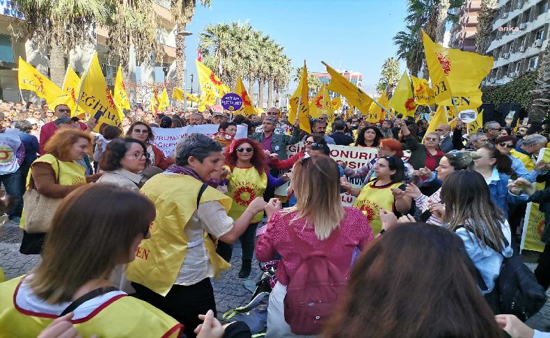 İzmir'de öğretmenler iş bıraktı!