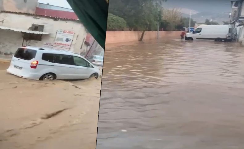 İzmir'i yine sağanak vurdu