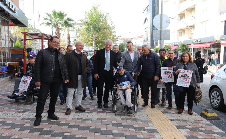 Narlıdere, engelsiz yaşam için yürüdü