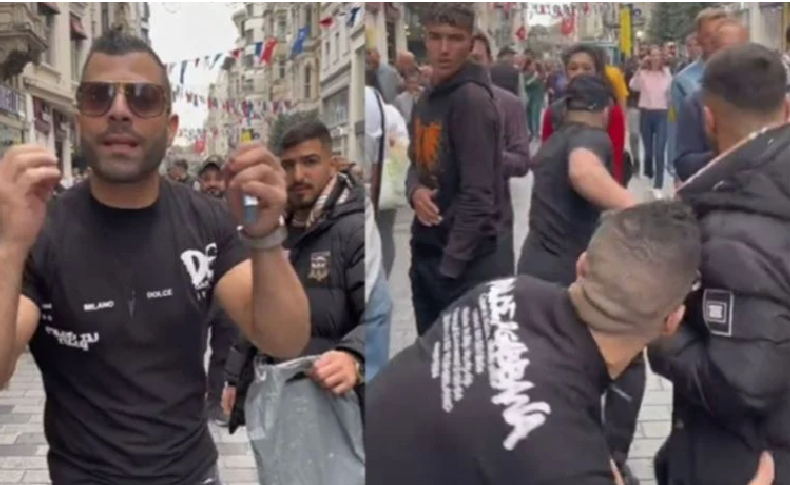 Taksim'deki infial yaratan video paylaşımında 1 gözaltı