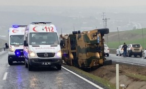 Diyarbakır'da zırhlı askeri araç devrildi: 6 yaralı