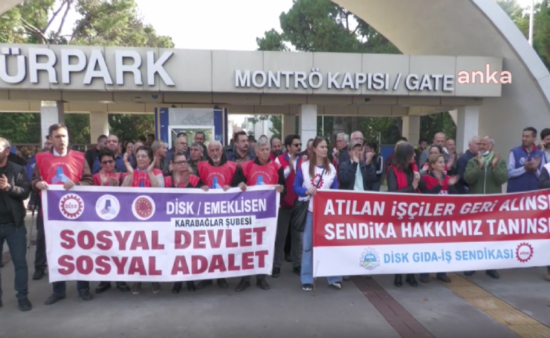 İzmir'de işten atılan sigara fabrikası işçilerinin eylemi 81. gününde
