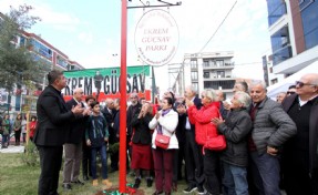 Karşıyaka Belediyesi, Ekrem Güçsav’ın adını parka verdi