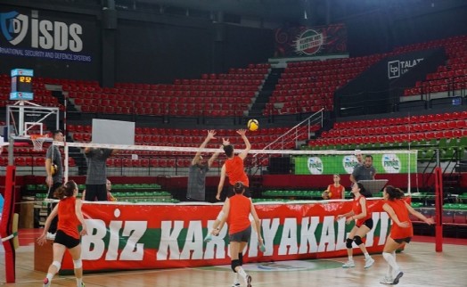 KSK Voleybol, Yeşilyurt maçının hazırlıklarına başladı