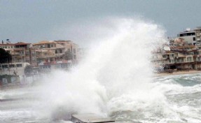Meteoroloji'den Ege Denizi'nde 'fırtına' uyarısı