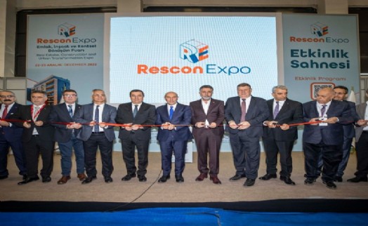 Rescon Expo Fuarı İzmir'de başladı