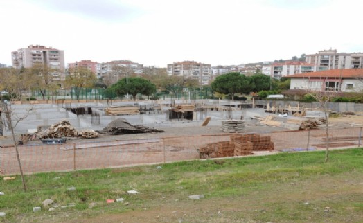 Temel çalışmaları tamam: Karşıyaka'ya yeni taziye evi ve kütüphane