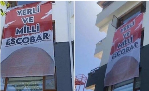 'Yerli ve Milli Escobar’ pankartı suç sayıldı