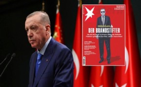Alman dergiden tepki çeken Erdoğan kapağı