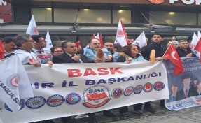 BASK yüzde 30'luk maaş zammına karşı iş bıraktı