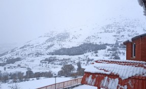 Bozdağ beyaza büründü!