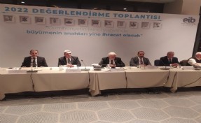 EİB Koordinatör Başkanı Eskinazi’den 2022 değerlendirmesi ve 2023 yorumu