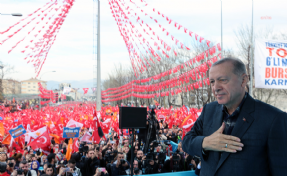 Erdoğan'ın mitinginde “Sinan için adalet” sloganı atıldı