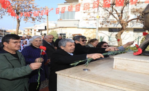 Güzelbahçe'de Uğur Mumcu anması: 30 yıldır acımız hala taze