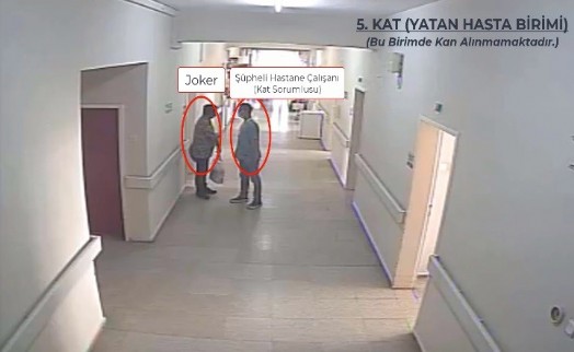 Jokerli sahte rapor çetesinin güvenlik kamerası görüntüleri ortaya çıktı