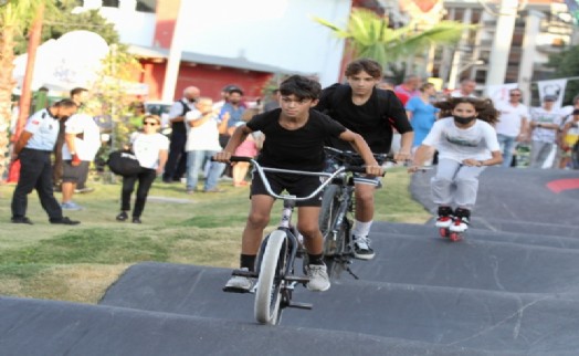 Karşıyaka'da bir ilk ‘Pump Track Yarışı'