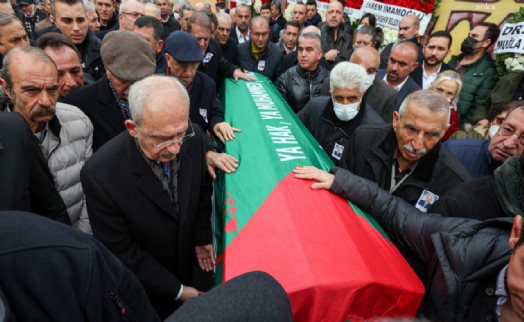 Kılıçdaroğlu’nun, dayısı Ali Gündüz son yolculuğuna uğurlandı