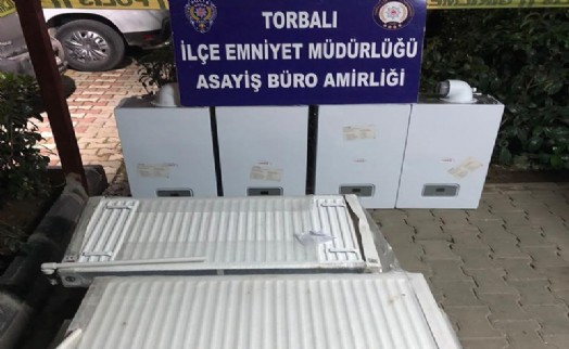 Kombi ve kalorifer hırsızları kıskıvrak yakalandı