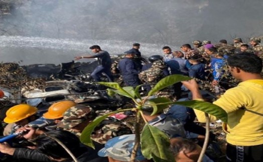 Nepal'de yoldu uçağı düştü: Ölü sayısı 40'a yükseldi