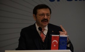 TOBB Başkanı Hisarcıklıoğlu'ndan Türkiye - AB mal ticareti açıklaması