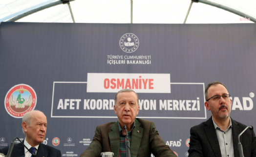 Cumhurbaşkanı Erdoğan ve MHP lideri Bahçeli deprem bölgesinde