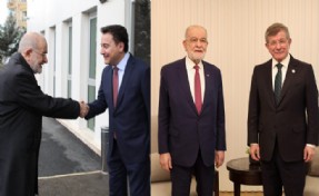 Karamollaoğlu, Babacan ve Davutoğlu'nu ziyaret etti