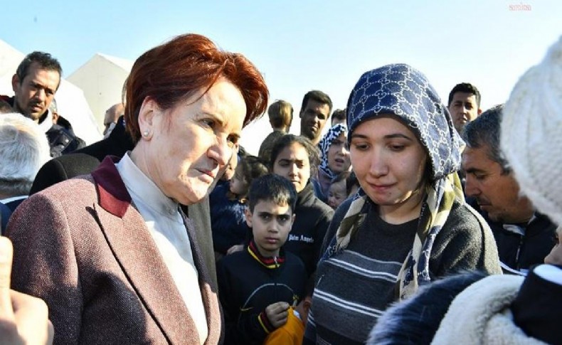 Akşener’in dinlediği depremzede: Çadırımız yok