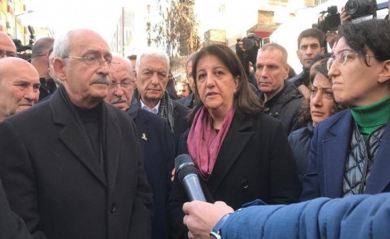 Kılıçdaroğlu ile Buldan Diyarbakır'da karşılaştılar!