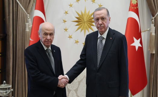 Cumhurbaşkanı Erdoğan ile Bahçeli bir araya geldi