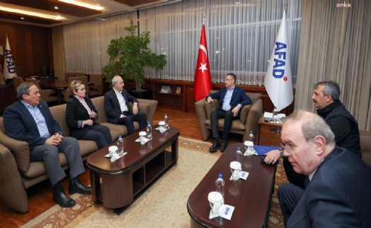 Kılıçdaroğlu, AFAD Başkanlığı'nı ziyaret ederek bilgi aldı
