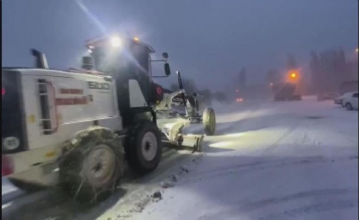 Tire'de eğitime kar engeli