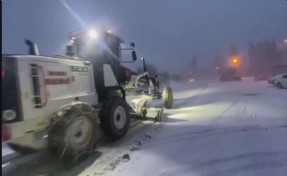 Tire'de eğitime kar engeli