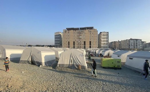 AHBAP'ın Kızılay'dan satın aldığı çadırlar görüntülendi