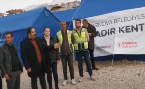 CHP Malatya İl Başkanı Barış Yıldız'dan Başkan İduğ'a çadır kent teşekkürü