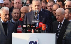 Erdoğan: Bu büyüklükte bir afette elbette kimi eksiklikler yaşanabiliyor