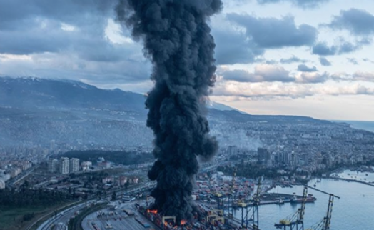 İskenderun Limanı'ndaki yangın kontrol altına alındı