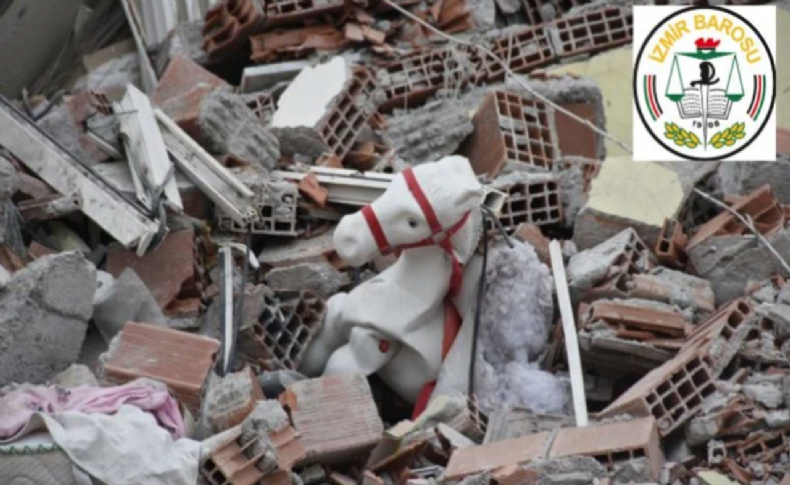 İzmir Barosu’ndan depremzede çocuklar için suç duyurusu