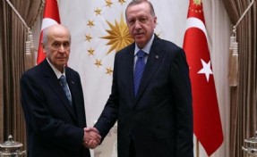 Erdoğan ve Bahçeli deprem bölgesinde