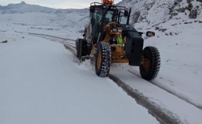 Karın etkili olduğu Afyon’da kapalı köy yolu yok