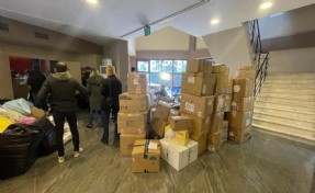 Narlıdere'de toplanan yardımlar deprem bölgesine gönderiliyor