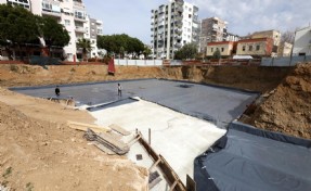 Pir Sultan Abdal Parkı'nda zemin iyileştirme çalışmaları başladı